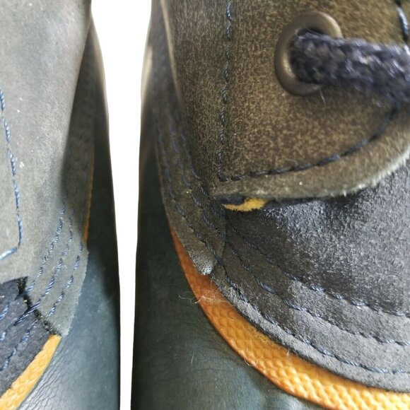 ✅Cobblestone Rubber and Leather Boots Womens Sz 9 Red Plaid Thermolite Insulated - Picture 9 of 12